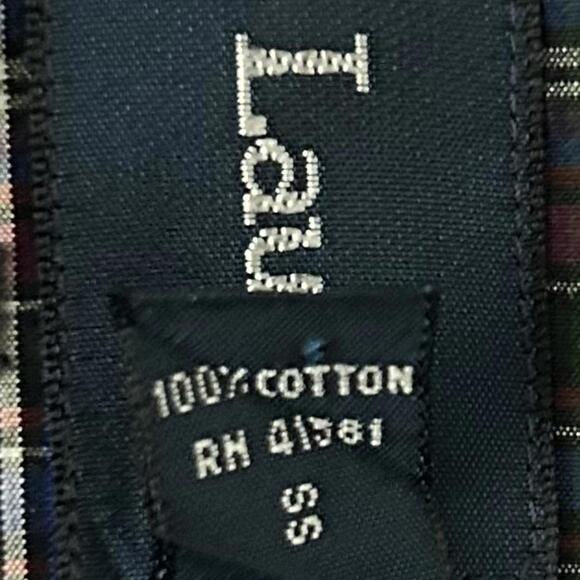 RALPH LAUREN Mens 16/L Blue Red Plaid Dress/Casual Button-Down 100% Cotton Shirt - Picture 9 of 10